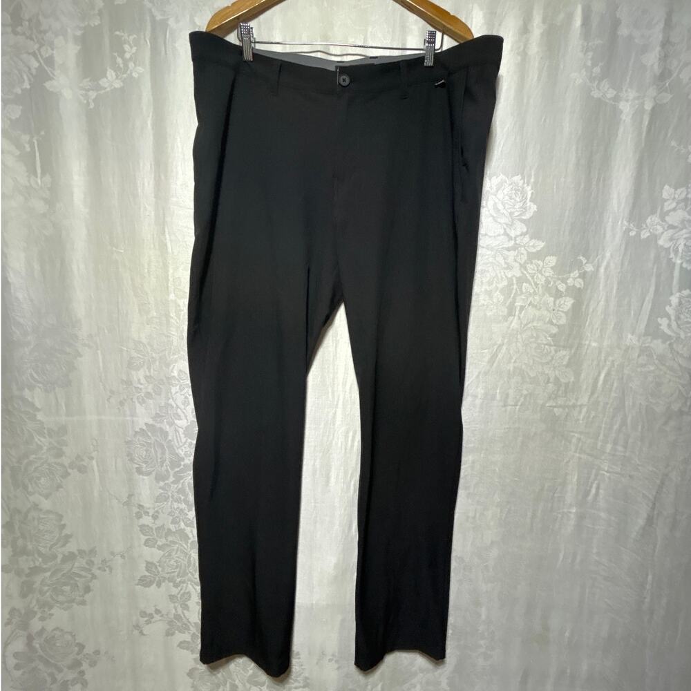 Travis Mathew Performance Pants 40x31 Black Golf Stretch Chino